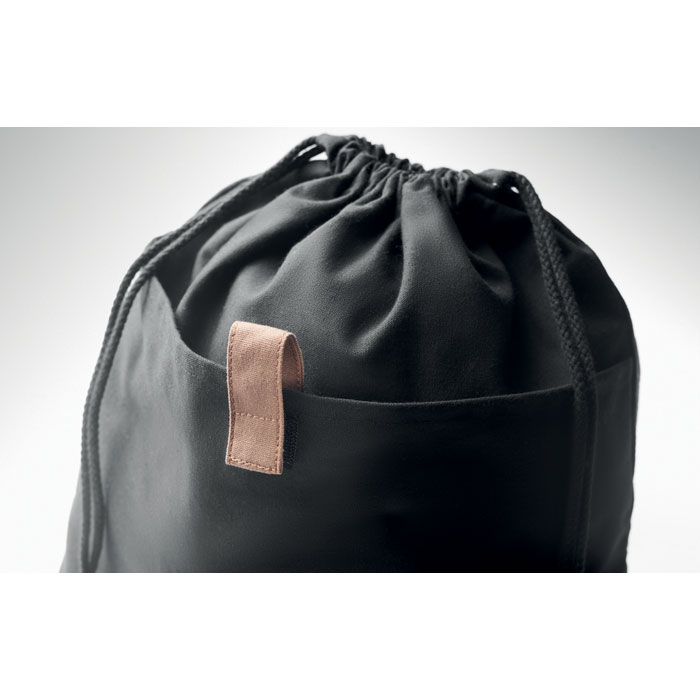 Sac à cordon en coton recyclé Sac à cordon en coton recyclé