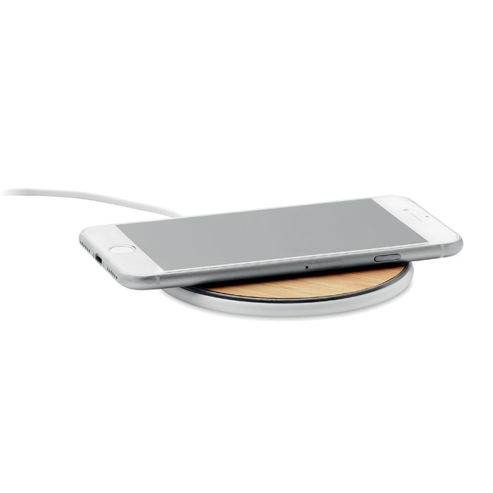 Chargeur sans fil 10W en bambou Chargeur sans fil 10W en bambou