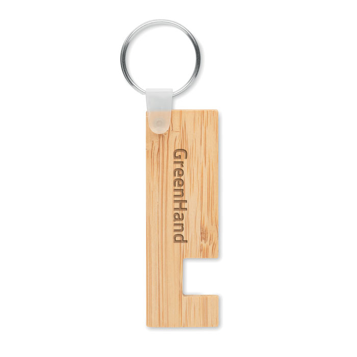 Support et porte-clés en bambou