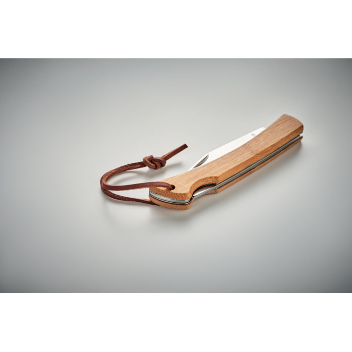 Couteau pliable en bambou Couteau pliable en bambou