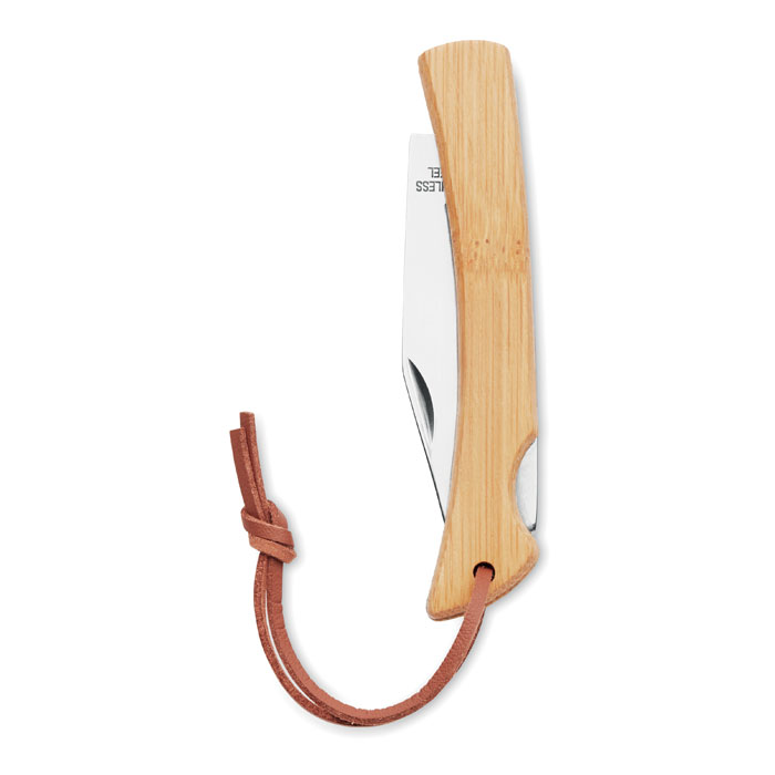Couteau pliable en bambou Couteau pliable en bambou
