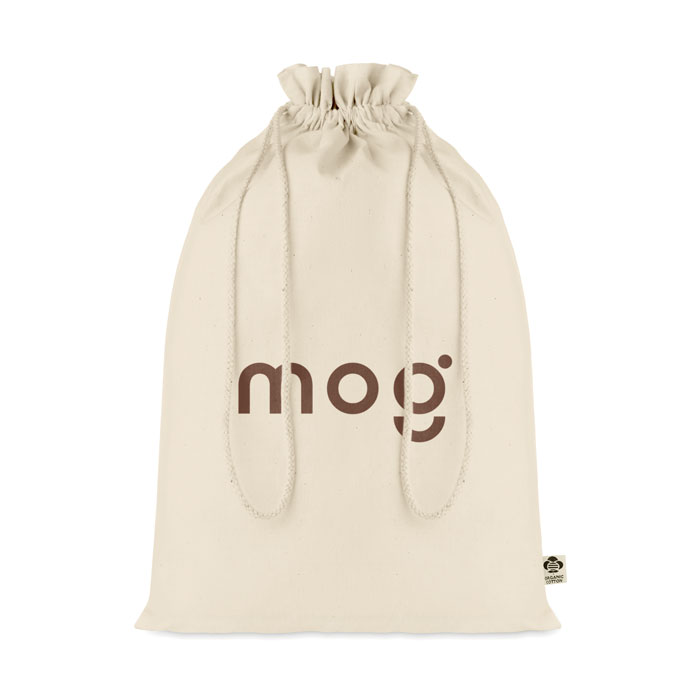 Sac cadeau coton biologique L Sac cadeau coton biologique L