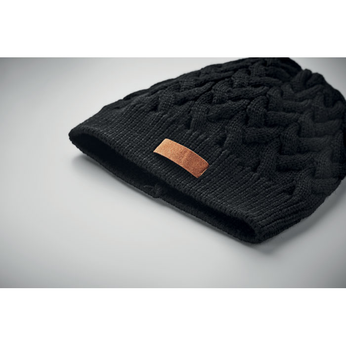 Bonnet tricoté en RPET