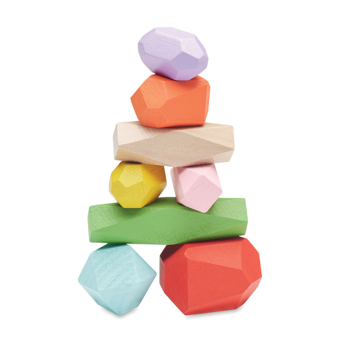 8 Pieces en bois empilables 8 Pieces en bois empilables