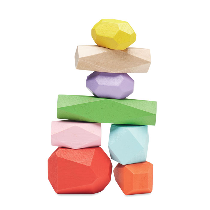 8 Pieces en bois empilables 8 Pieces en bois empilables