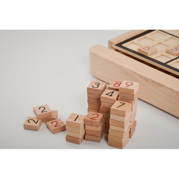 Jeu de plateau sudoku en bois Jeu de plateau sudoku en bois