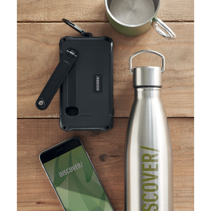 Powerbank solaire à dynamo 8000 mA