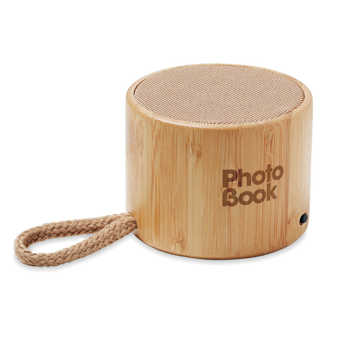 Haut-parleur sans fil bambou