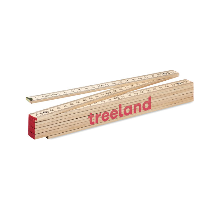 Règle de charpentier en bois 2m Règle de charpentier en bois 2m