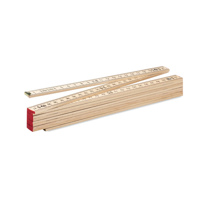 Règle de charpentier en bois 2m Règle de charpentier en bois 2m