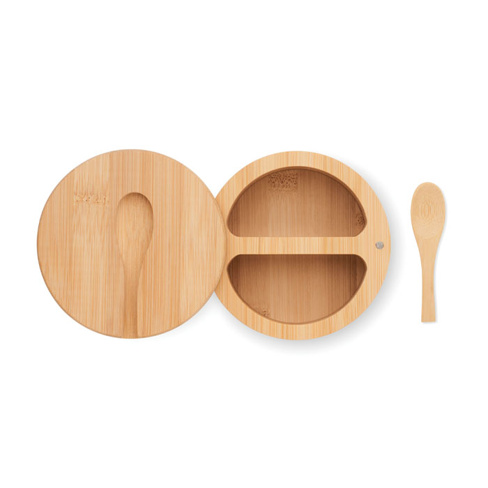 Boîte à sel et poivre bambou Boîte à sel et poivre bambou
