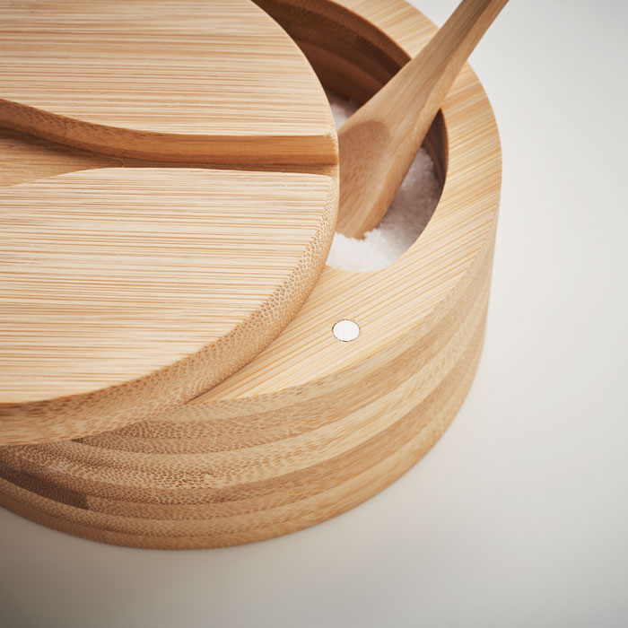 Boîte à sel et poivre bambou Boîte à sel et poivre bambou