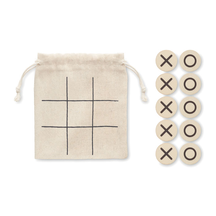 Jeu de morpion en bois
