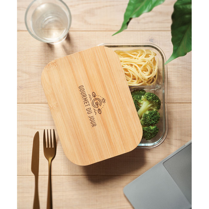 Lunchbox en verre et bambou Lunchbox en verre et bambou