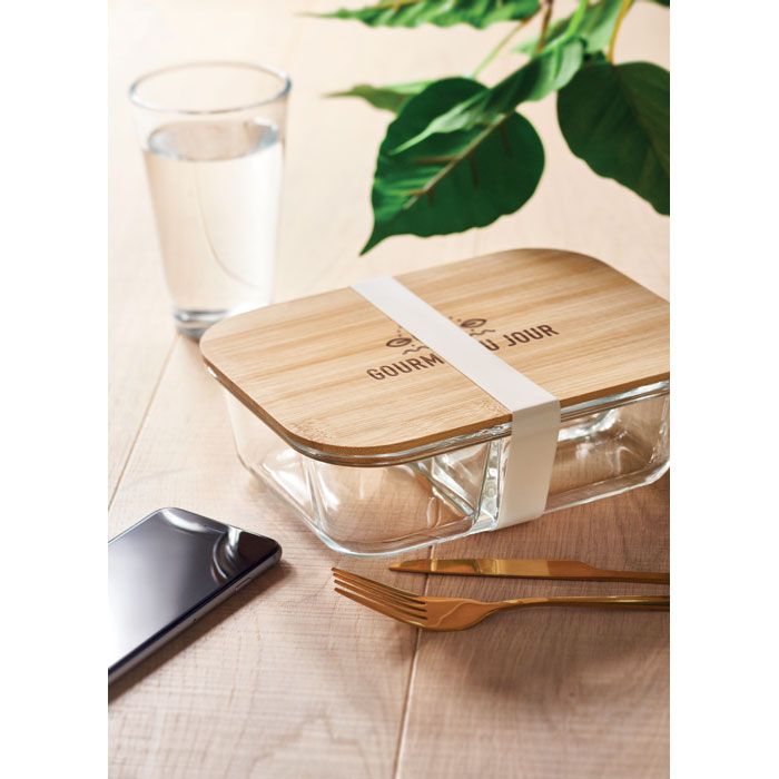Lunchbox en verre et bambou Lunchbox en verre et bambou
