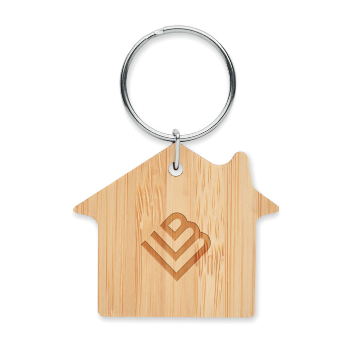 Porte-clés maison bambou Porte-clés maison bambou