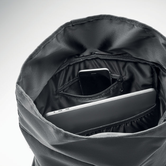 Sac à dos enroulable RPET 600D Sac à dos enroulable RPET 600D
