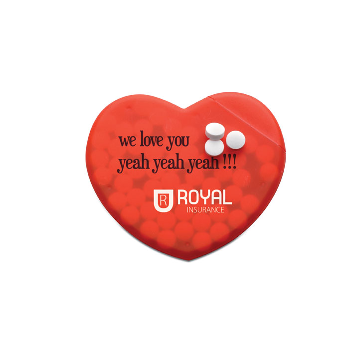 Boite en forme de coeur