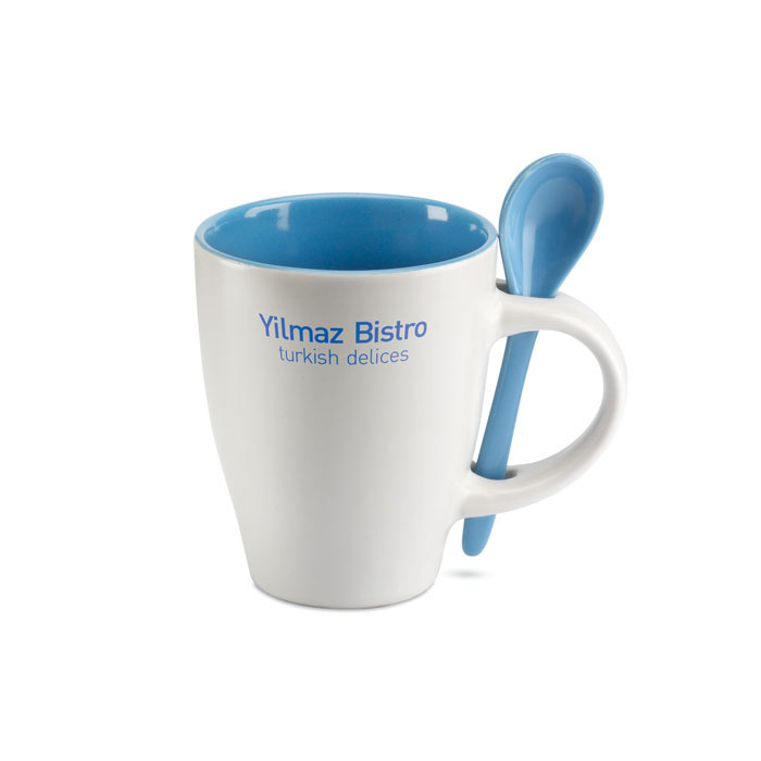 Mug avec cuillère 250 ml Mug avec cuillère 250 ml