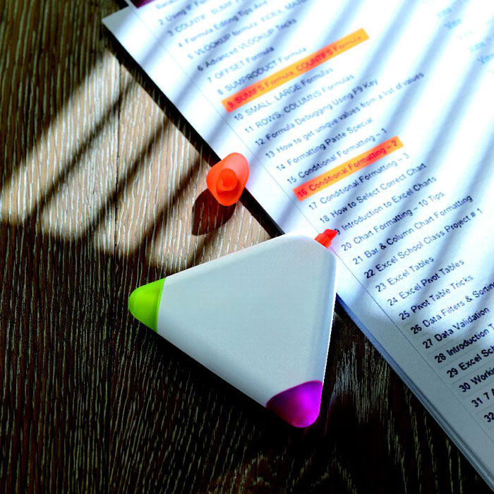 Surligneur 3 coul.triangulaire Surligneur 3 coul.triangulaire