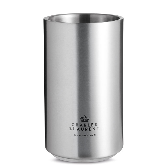 Seau à champagne en acier inox