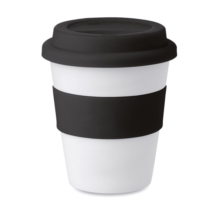 Gobelet PP, couvercle silicone Gobelet PP, couvercle silicone