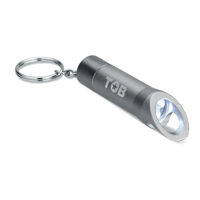 Lampe torche porte-clés en mét Lampe torche porte-clés en mét