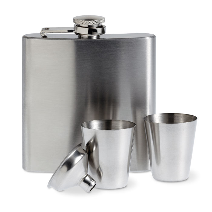 Flacon de poche avec gobelets