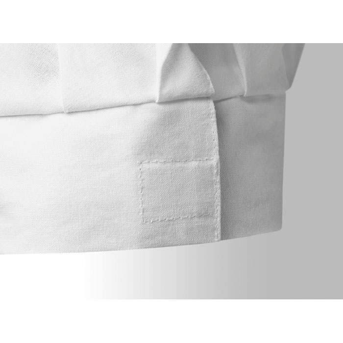 Toque de chef en coton 130g/m2 Toque de chef en coton 130g/m2