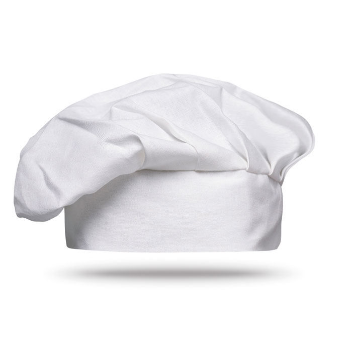 Toque de chef en coton 130g/m2 Toque de chef en coton 130g/m2