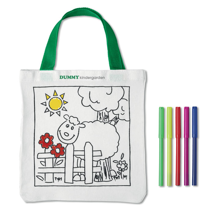 Sac coton à colorier Sac coton à colorier