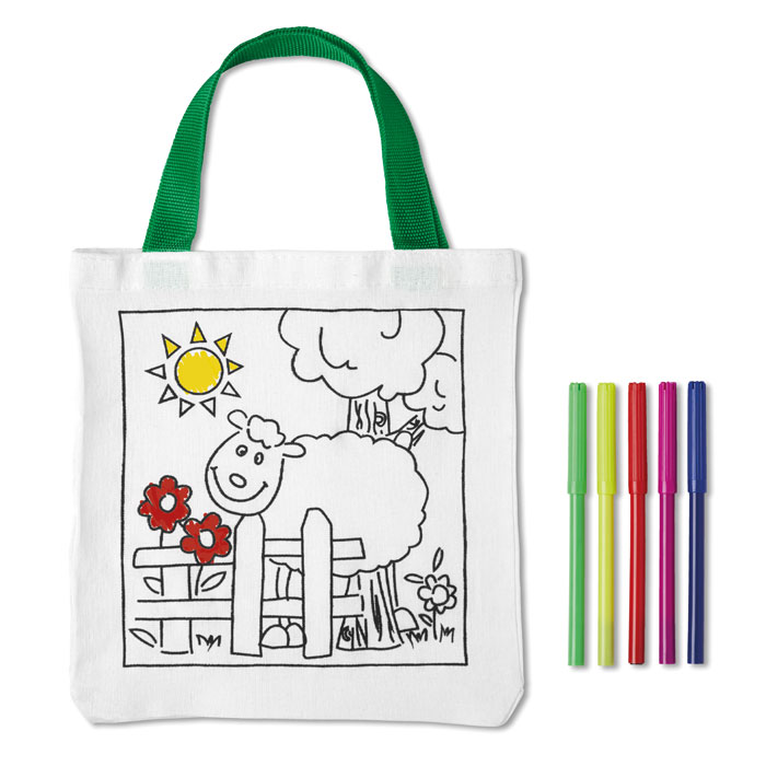 Sac coton à colorier Sac coton à colorier