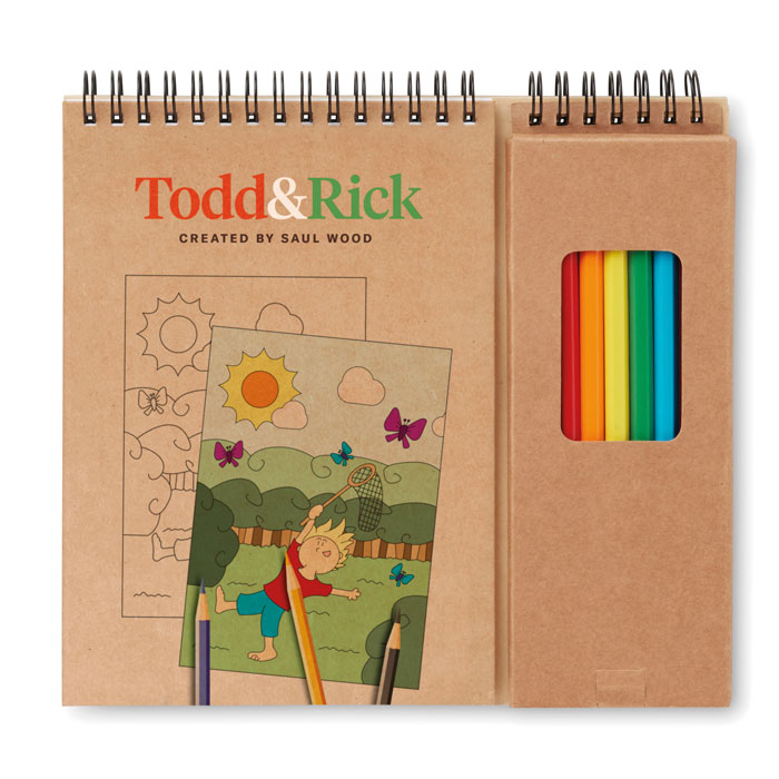 Set de coloriage avec bloc Set de coloriage avec bloc