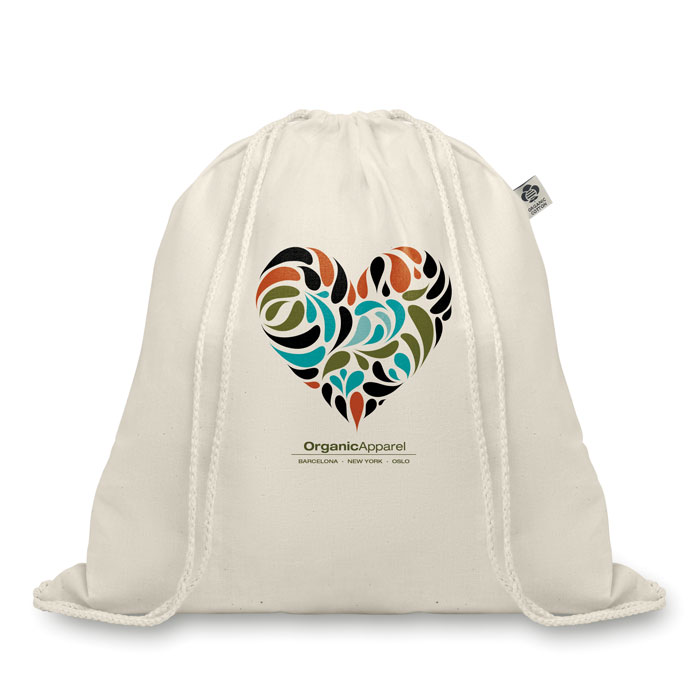 Sac à cordelette en coton bio Sac à cordelette en coton bio
