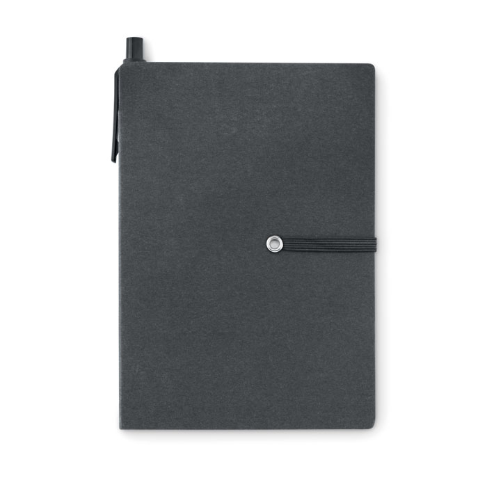 Carnet recyclé ligné et stylo Carnet recyclé ligné et stylo