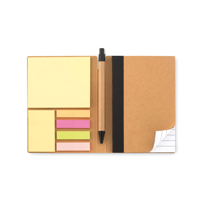 Carnet recyclé ligné et stylo Carnet recyclé ligné et stylo