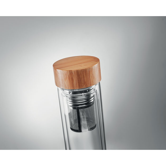 Gourde double paroi verre 420ml