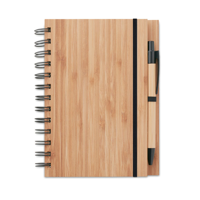 Carnet et stylo en bambou Carnet et stylo en bambou