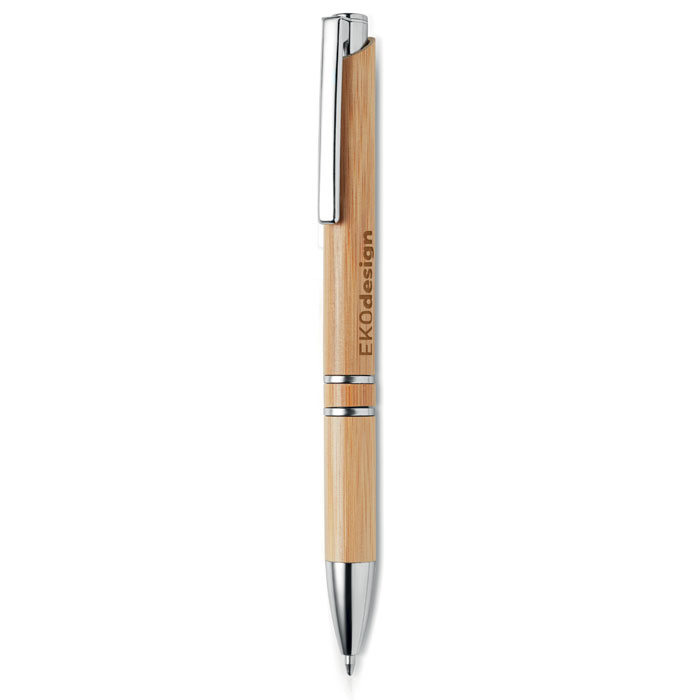 Stylo à bille en bambou.