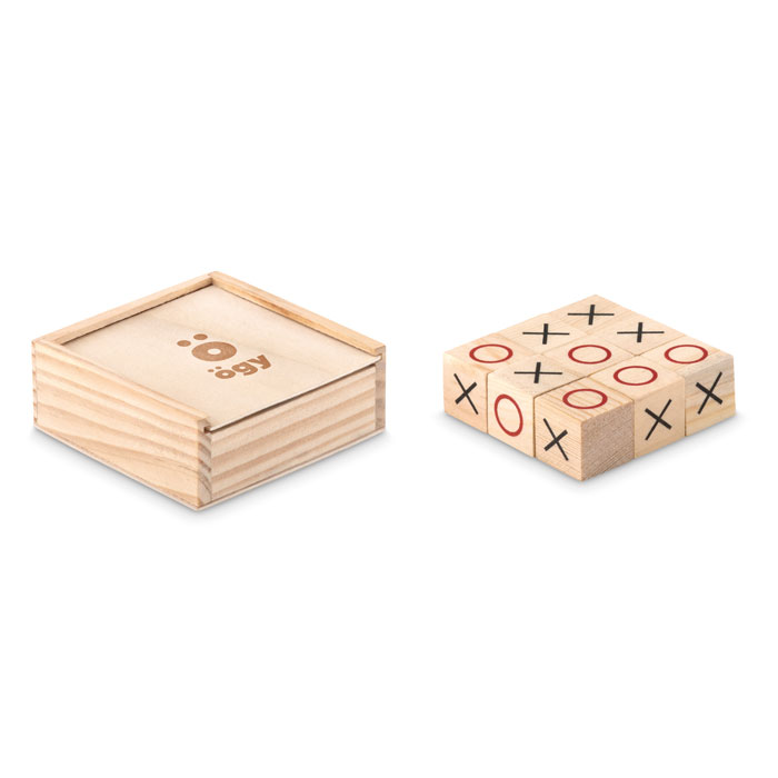 Jeu de morpion en bois Jeu de morpion en bois