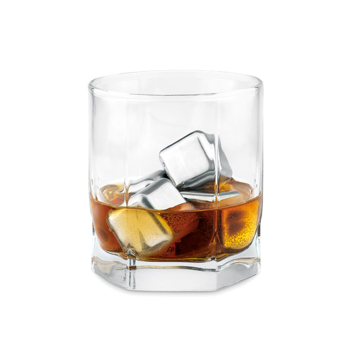 Set  4 glaçons en acier inox
