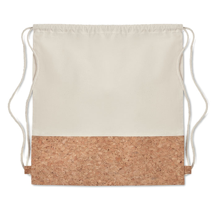 Sac à cordon avec liège. Sac à cordon avec liège.