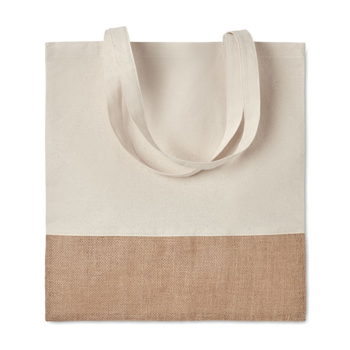 Sac à provisions avec jute. Sac à provisions avec jute.