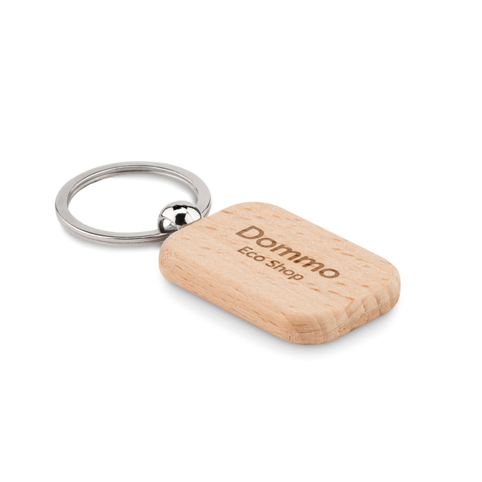 Porte-clés rectangulaire bois Porte-clés rectangulaire bois