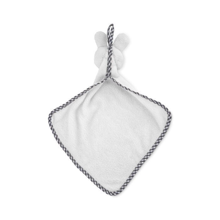 Serviette lapin en peluche Serviette lapin en peluche