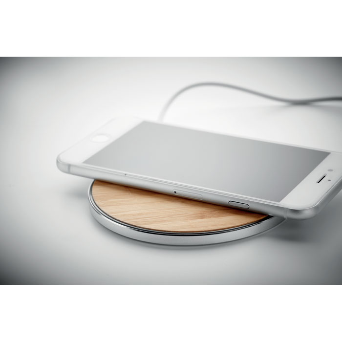 Chargeur sans fil en bambou Chargeur sans fil en bambou