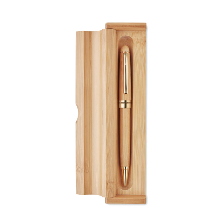 Stylo bille coffret bambou Stylo bille coffret bambou