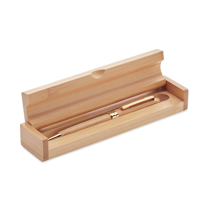 Stylo bille coffret bambou Stylo bille coffret bambou