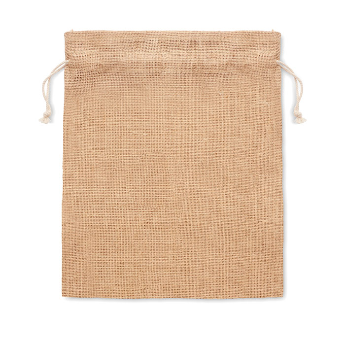 Petit sac cadeau en jute