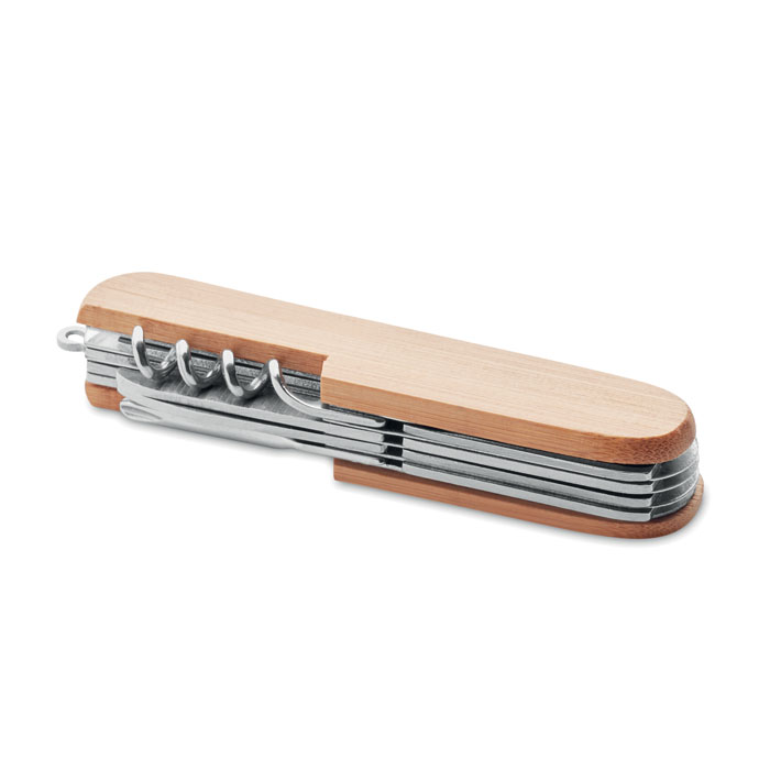 Couteau multi outils en bambou Couteau multi outils en bambou